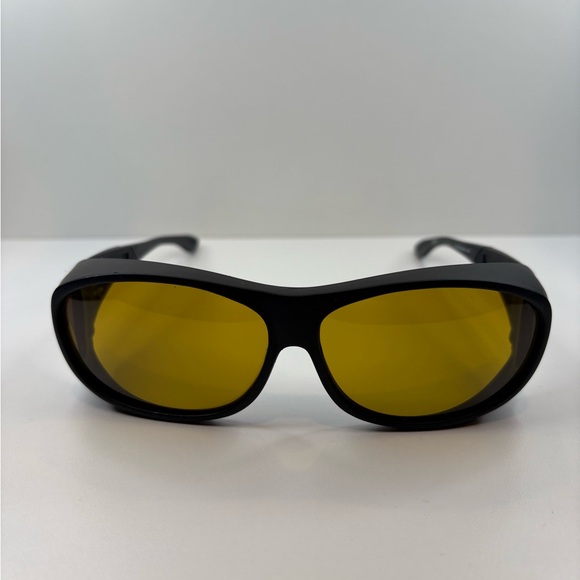 Cocoons C402Y Slime Line Sunglasses Yellow lens Sunglasses Fitovers - Picture 3 of 13